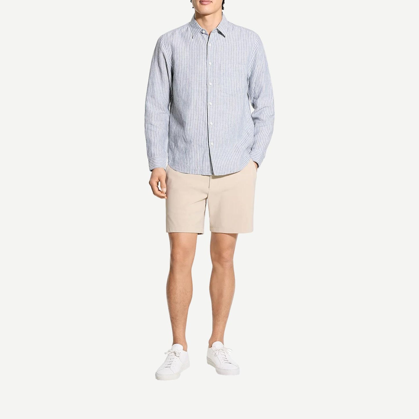 Irving Summer Striped - Dark Rainstorm/Eggshell - Galvanic.co