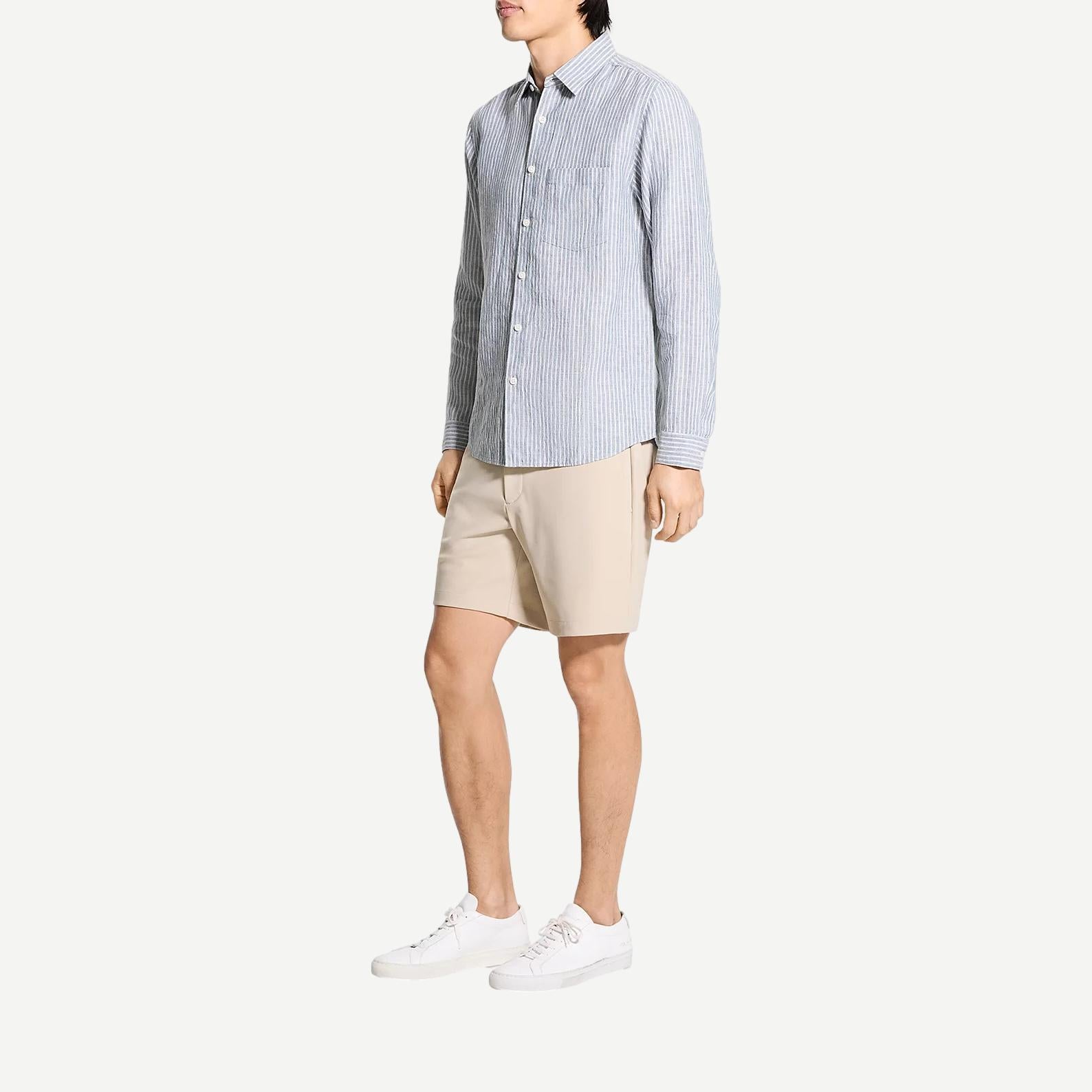 Irving Summer Striped - Dark Rainstorm/Eggshell - Galvanic.co