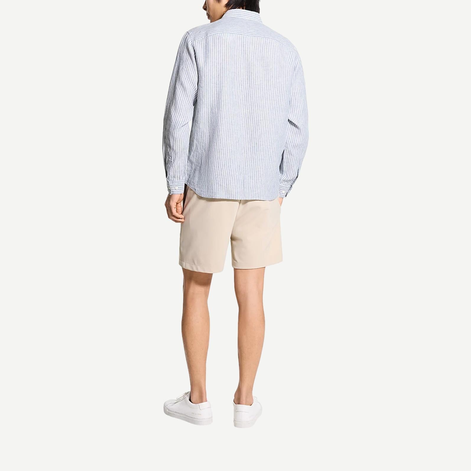 Irving Summer Striped - Dark Rainstorm/Eggshell - Galvanic.co