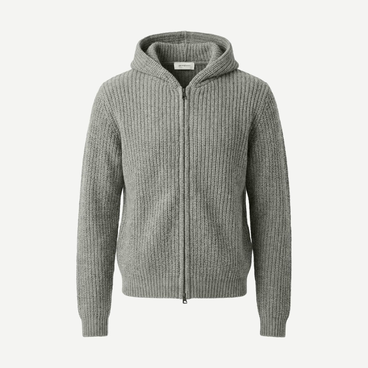 Capri Cashmere Full Zip - Grey