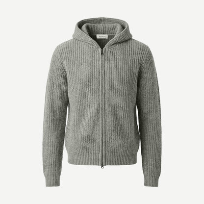 Capri Cashmere Full Zip - Grey