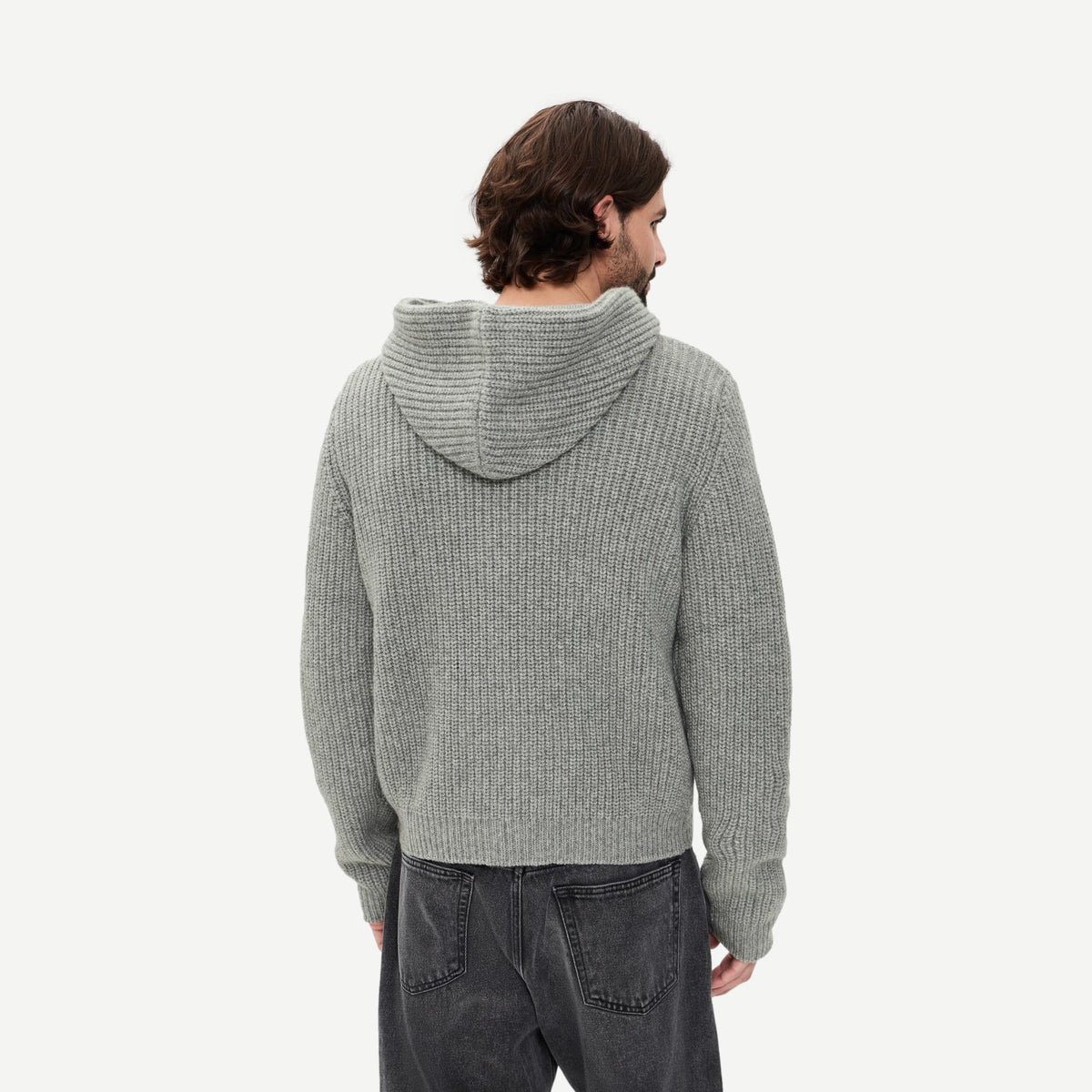 Capri Cashmere Full Zip - Grey
