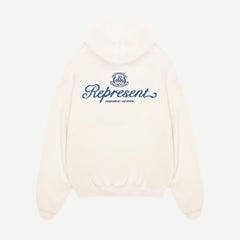 Permanent Vacation Zip Up Hoodie - Antique White - Galvanic.co