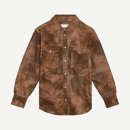 Karima Shirt - Tobacco - Galvanic.co