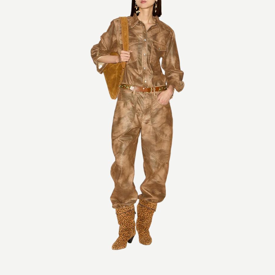 Karima Shirt - Tobacco - Galvanic.co