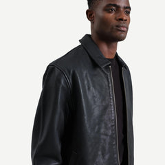 Kendal Lamb Leather Jacket - Black - Galvanic.co