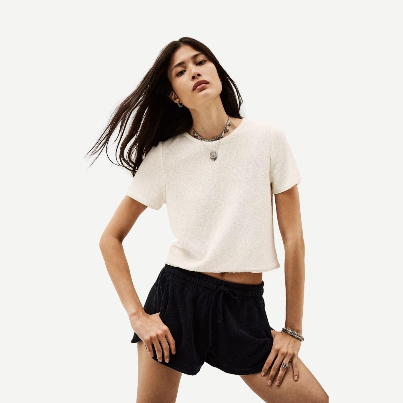 Kenza Top - Ecru - Galvanic.co