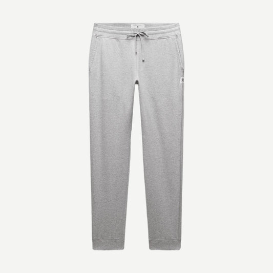 Knit Midweight Terry Slim Sweatpant - Heather Grey - Galvanic.co
