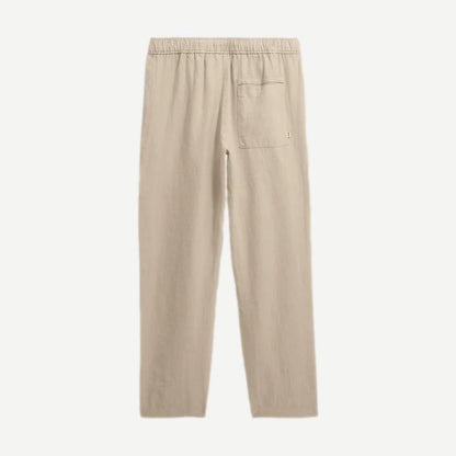 Kurt Trouser V2 Washed Linen - Beige - Galvanic.co
