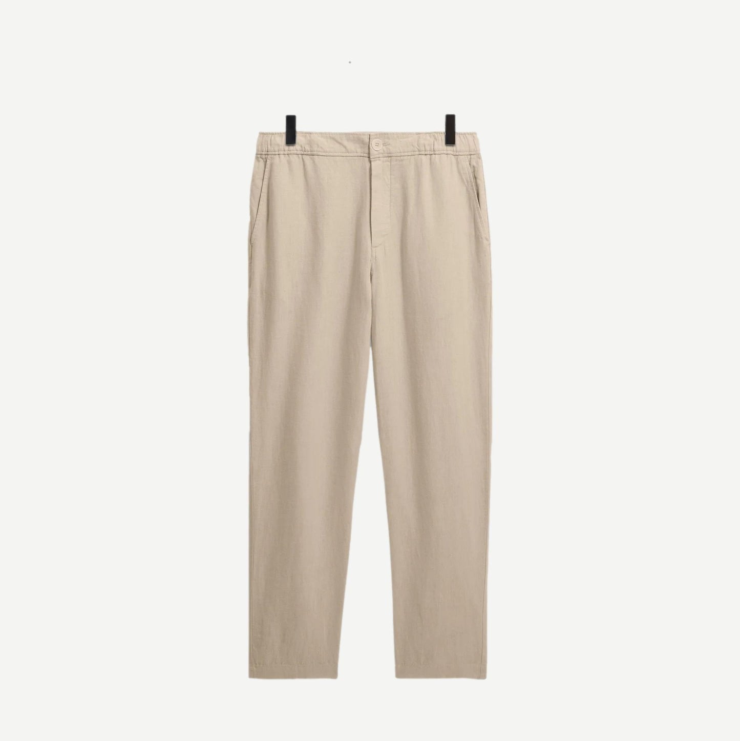 Kurt Trouser V2 Washed Linen - Beige - Galvanic.co