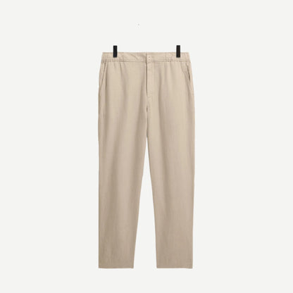 Kurt Trouser V2 Washed Linen - Beige - Galvanic.co
