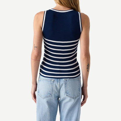 Ladylove Tank - Neptune/White - Galvanic.co