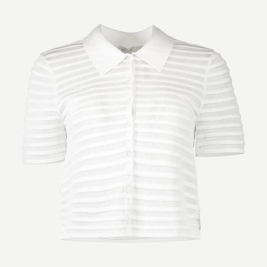 Larken S/S Cardigan - Ivory - Galvanic.co