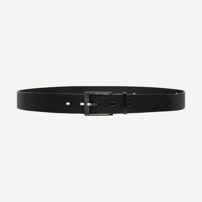 Walker Leather Belt - Black/Black - Galvanic.co