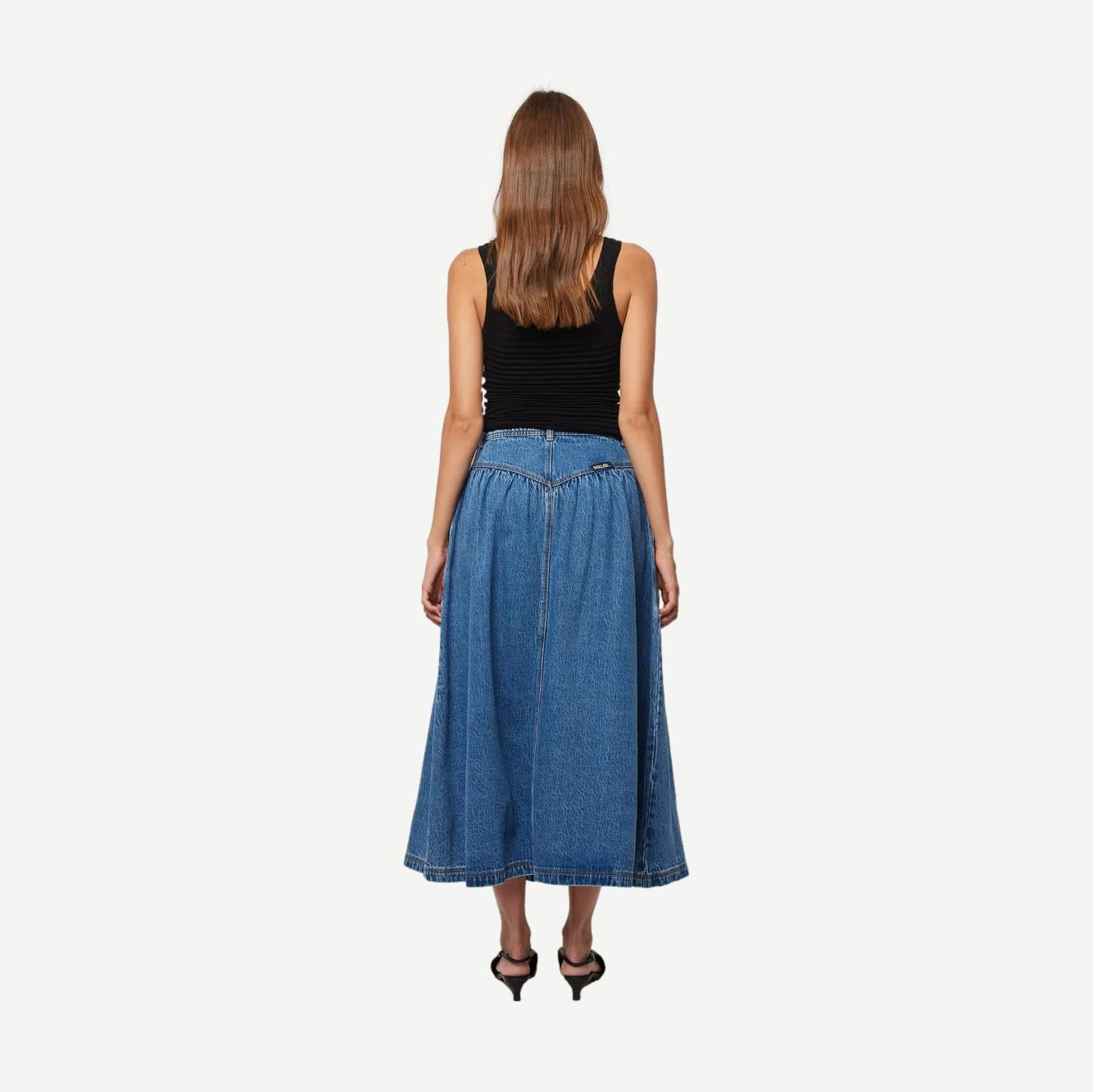 Leonie Skirt - River Blue - Galvanic.co