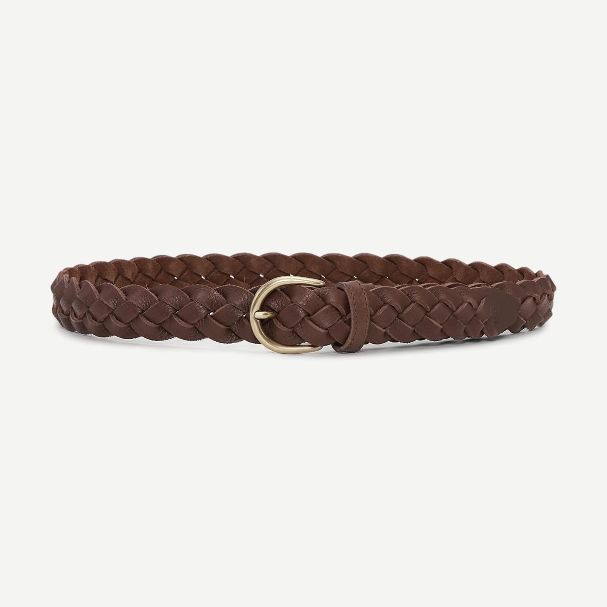 Victor Braided Belt - Brown
