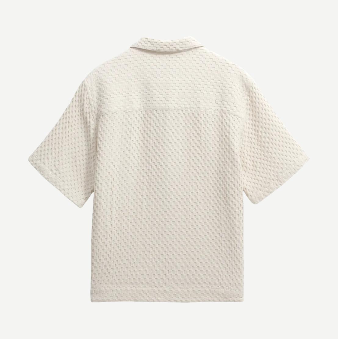 Lido SS Shirt - Box Dobby Ecru - Galvanic.co