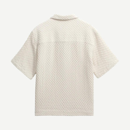 Lido SS Shirt - Box Dobby Ecru - Galvanic.co