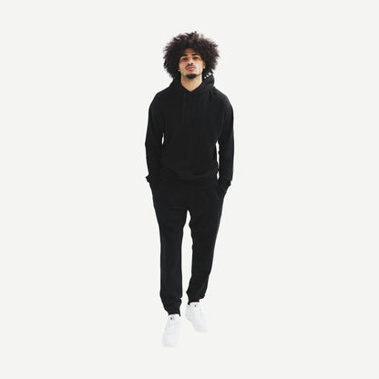 Lightweight Terry Hoodie - Black - Galvanic.co