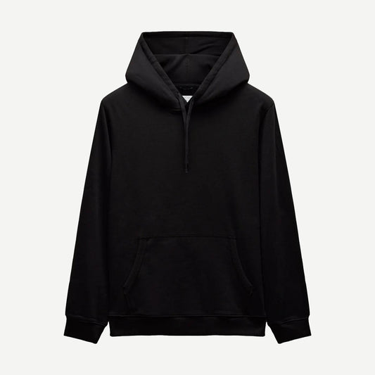 Lightweight Terry Standard Hoodie - Black - Galvanic.co