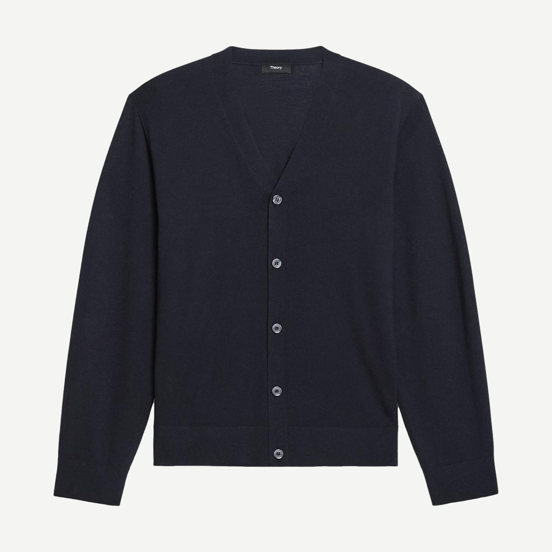LS Cardigan Regal Wool - Navy - Galvanic.co