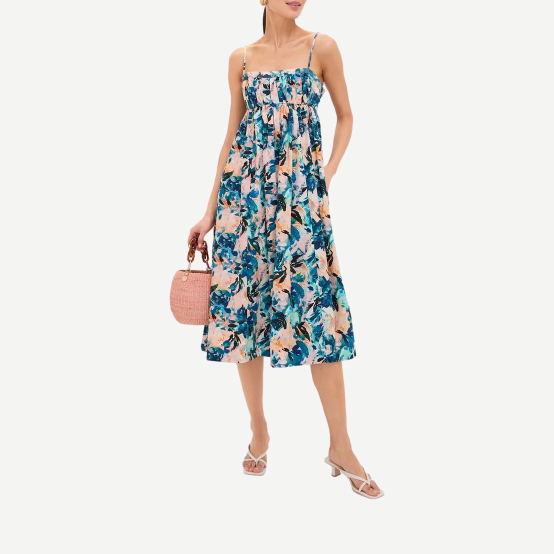 Lucille Dress - Delphinium - Galvanic.co