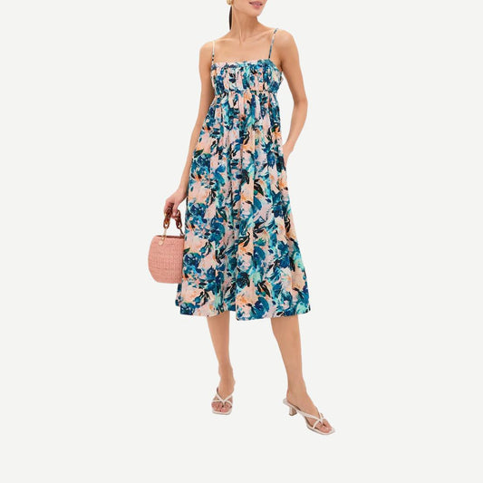 Lucille Dress - Delphinium - Galvanic.co