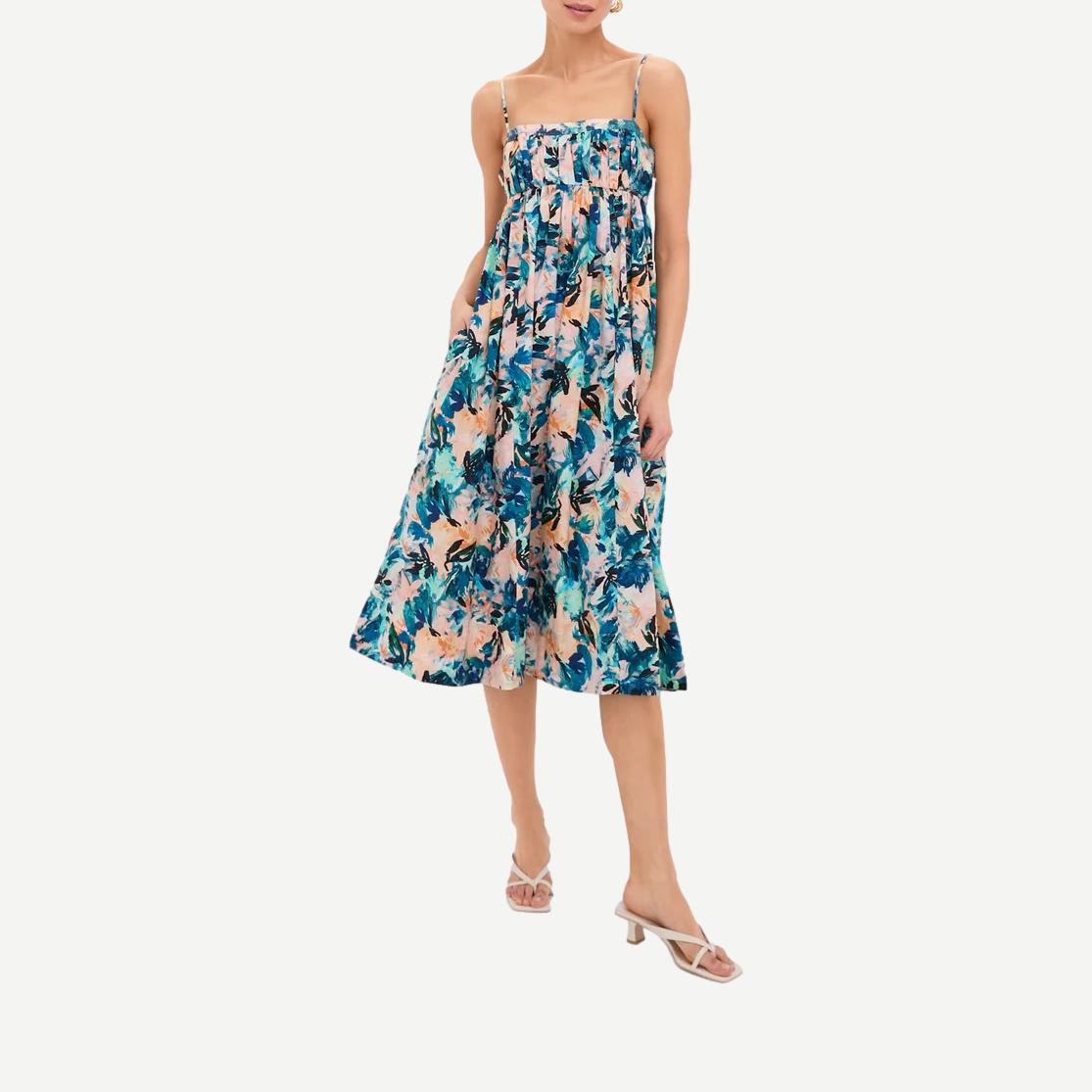 Lucille Dress - Delphinium - Galvanic.co