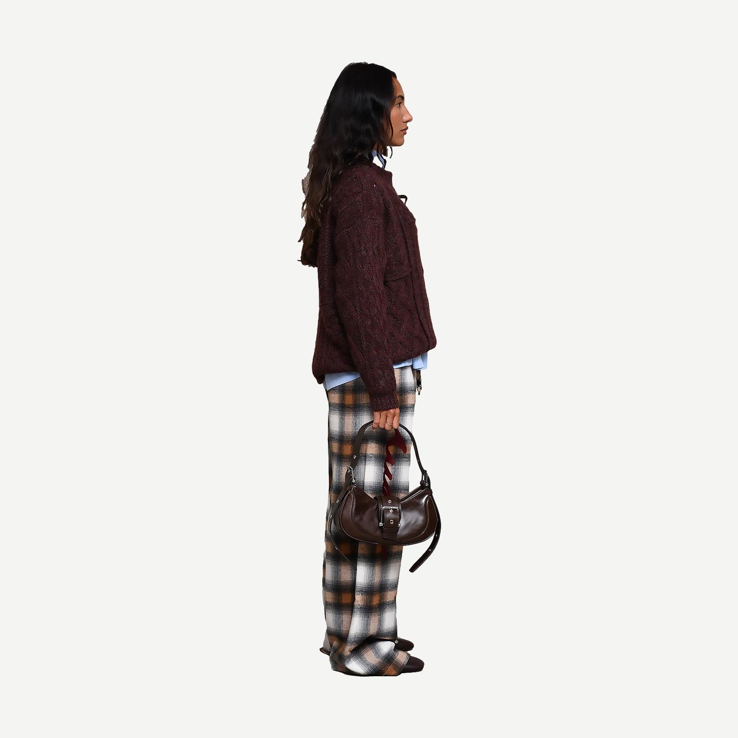 Deotille Pullover - Burgundy - Galvanic.co