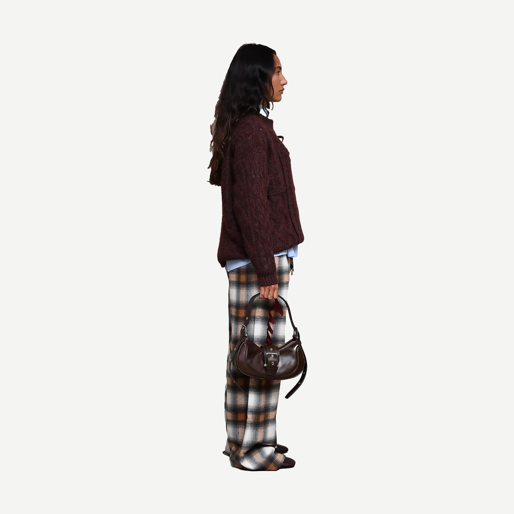 Deotille Pullover - Burgundy - Galvanic.co