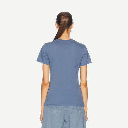 Mariela Crewneck Tee - Vintage Blue - Galvanic.co