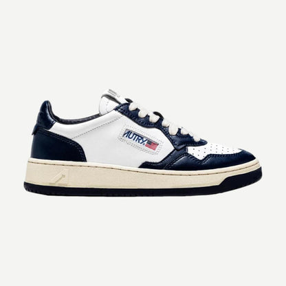 Medalist Low - Leather White/Blue - Galvanic.co