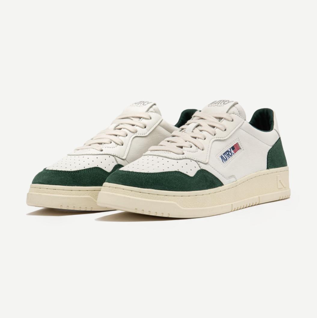 Medalist Low Man - Goat/Suede White/Bottle - Galvanic.co