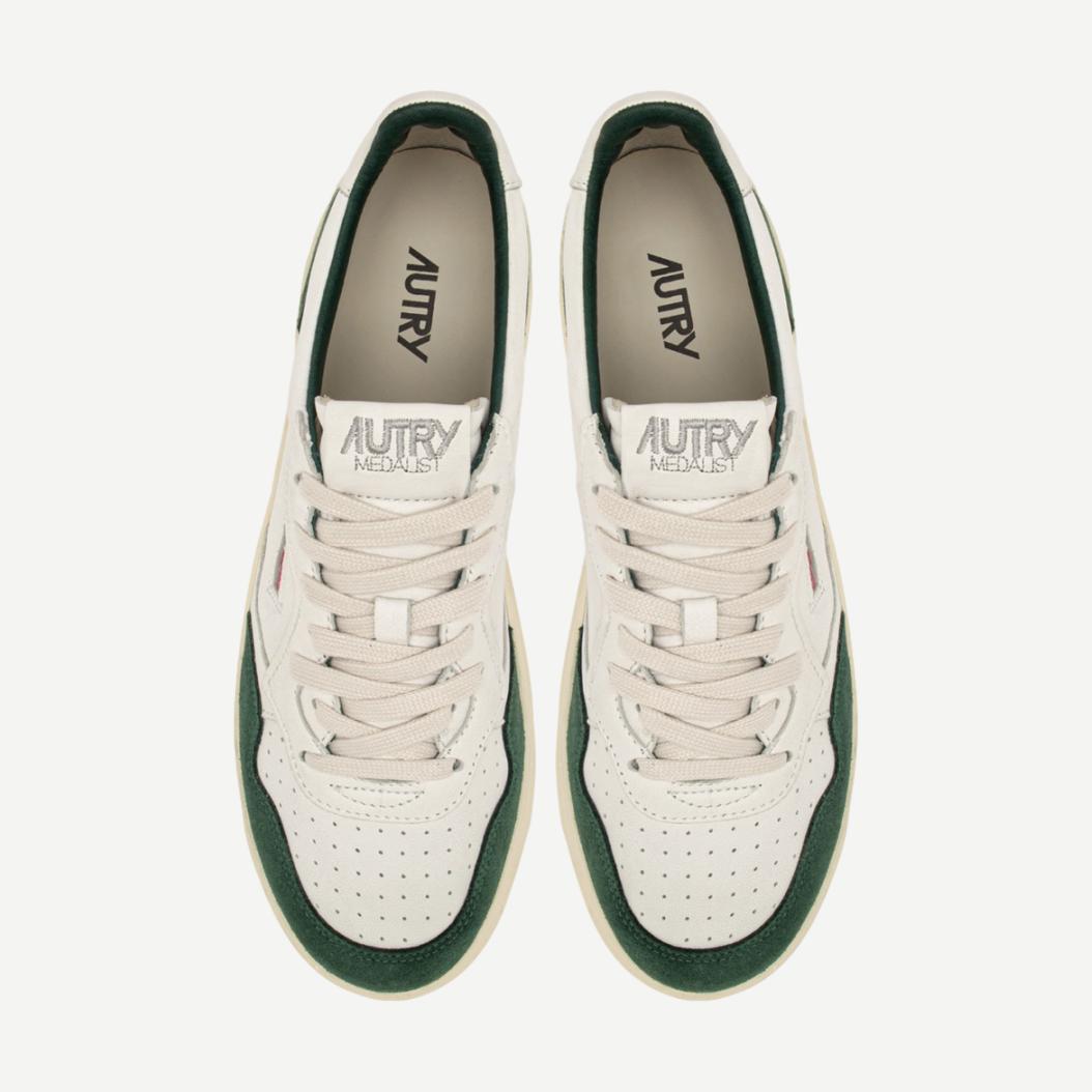 Medalist Low Man - Goat/Suede White/Bottle - Galvanic.co