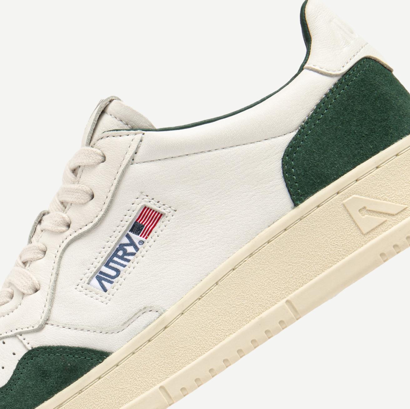 Medalist Low Man - Goat/Suede White/Bottle - Galvanic.co