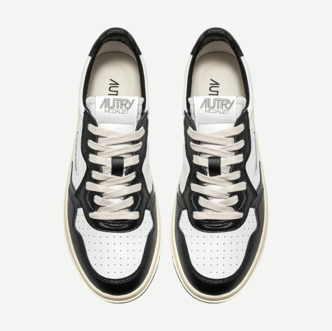 Medalist Low Man - Leather/Leather White/Black - Galvanic.co