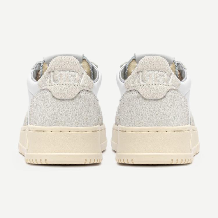 Medalist Low Woman - Leather/Glitter White/White - Galvanic.co