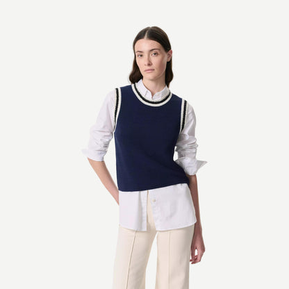 Meghan Vest - Navy - Galvanic.co