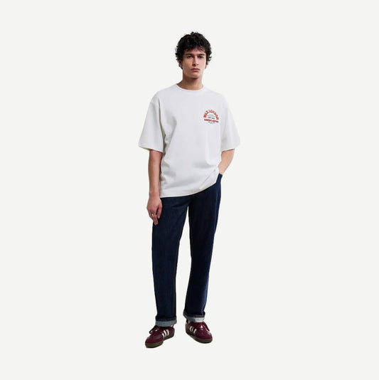 Milton SS Tee Laundry Print - Off White - Galvanic.co