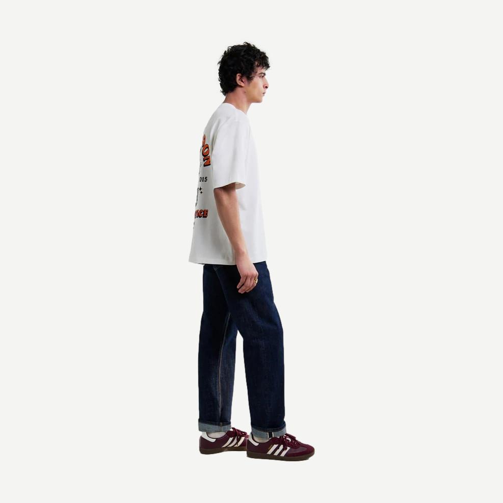 Milton SS Tee Laundry Print - Off White - Galvanic.co