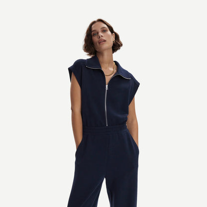 Monica Jumpsuit - Navy - Galvanic.co