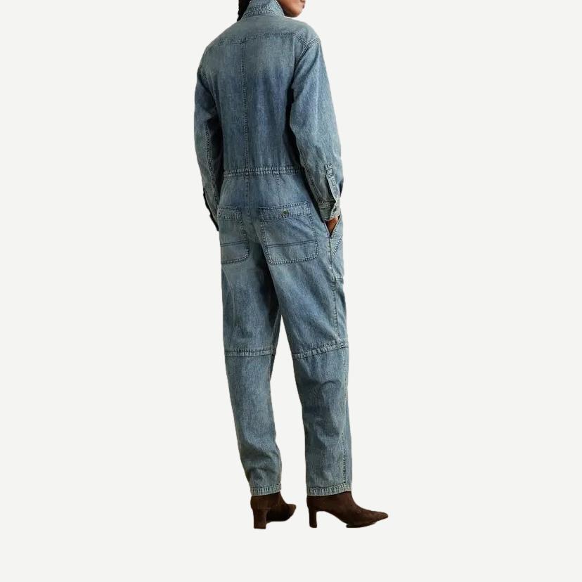 Nadia Jumpsuit - Faded Blue - Galvanic.co