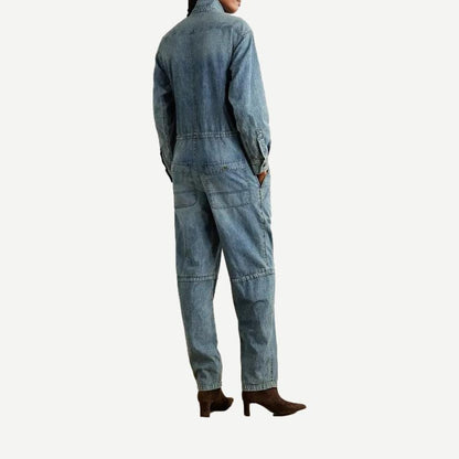 Nadia Jumpsuit - Faded Blue - Galvanic.co