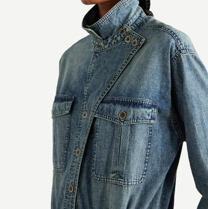 Nadia Jumpsuit - Faded Blue - Galvanic.co