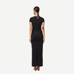 Irina Camo Maxi Dress - Black - Galvanic.co