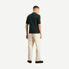 Naples Polo - Vertical Knit Green - Galvanic.co