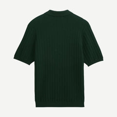 Naples Polo - Vertical Knit Green - Galvanic.co