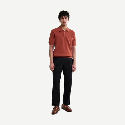 Naples Polo Retro Diamond - Rust - Galvanic.co