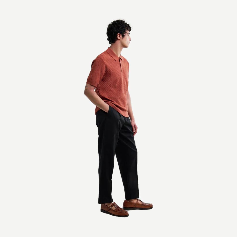 Naples Polo Retro Diamond - Rust - Galvanic.co
