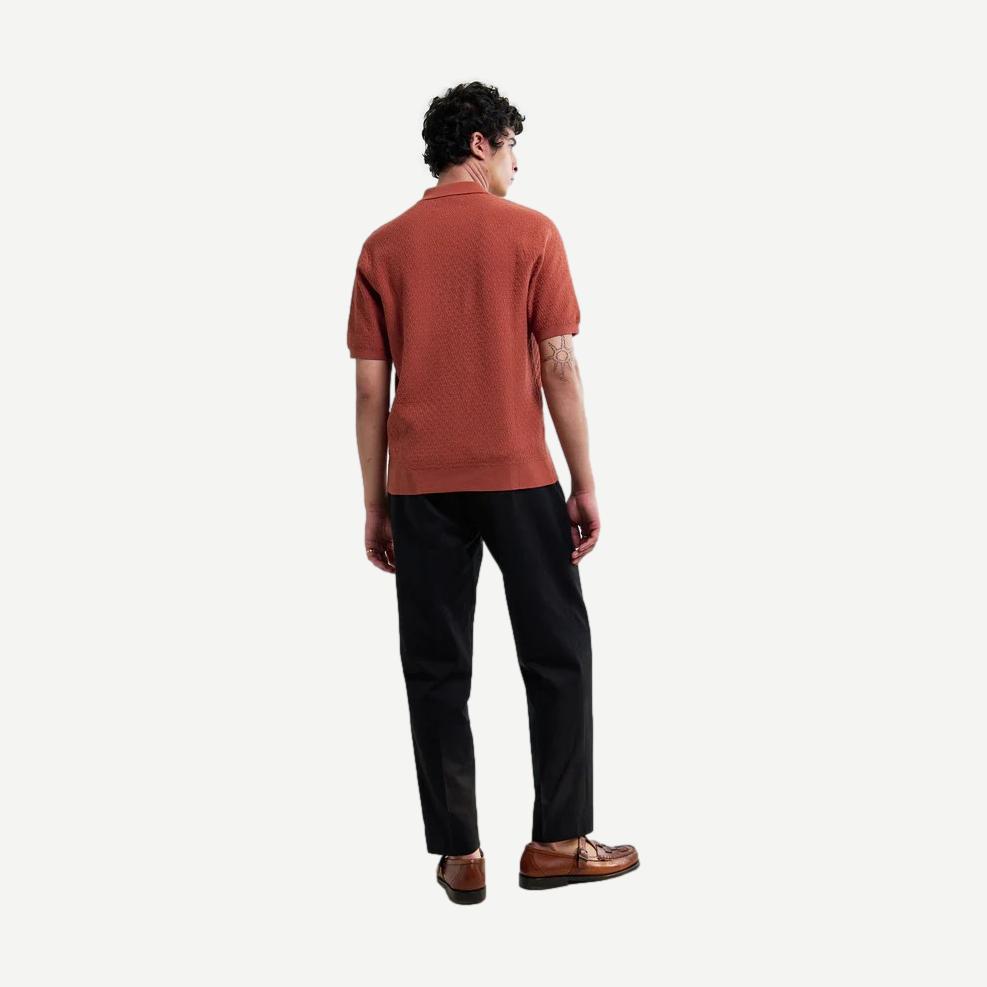 Naples Polo Retro Diamond - Rust - Galvanic.co
